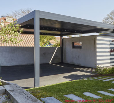 Pergola sur terrasse