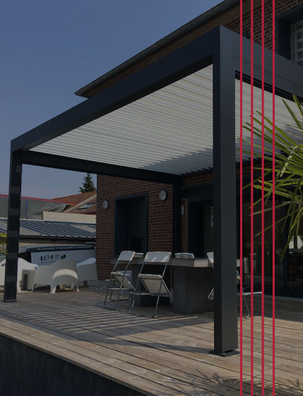 Installation pergola sur terrasse